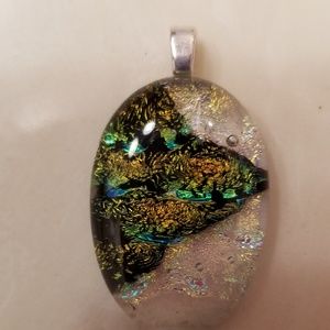 Artisan Dichloric Glass Pendant